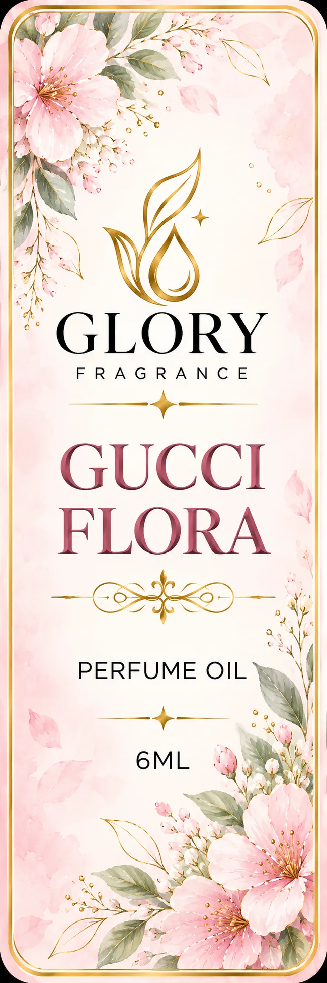 Gucci Flora Glory Fragrance label